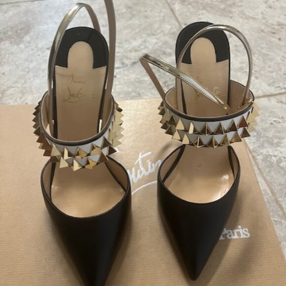 authentic christian louboutin limited edition size 8.5 lady proved 100 Nappa - Picture 1 of 4